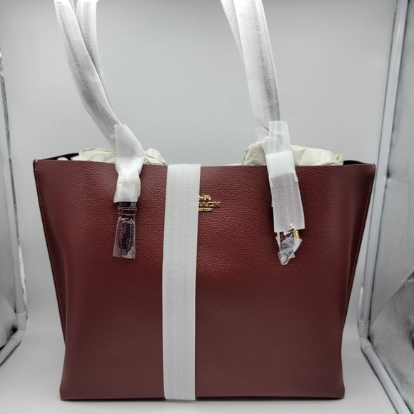 Coach Mollie Tote CC750 Wine Multi - Picture 1 of 8